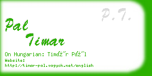 pal timar business card